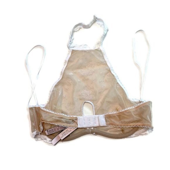 Victoria’s Secret high neck keyhole Lace Bra - Picture 3 of 7